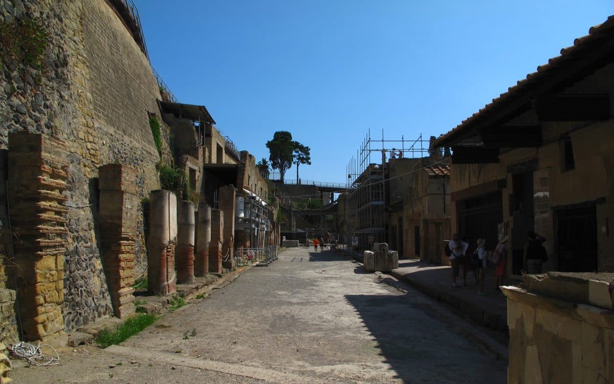 A street in Herculaneum